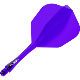 Winmau Dart Fusion Flight- Schaftsystem Nr.6 Intermediate Lila