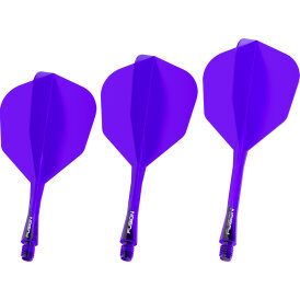 Winmau Dart Fusion Flight- Schaftsystem Nr.6 M Mittel Lila