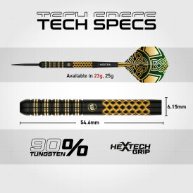 Winmau Steel Darts Signature Series Brendan Dolan The History Maker 90% Tungsten Steeltip Dart Steeldart