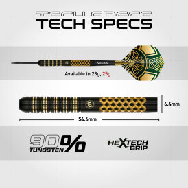 Winmau Steel Darts Signature Series Brendan Dolan The History Maker 90% Tungsten Steeltip Dart Steeldart