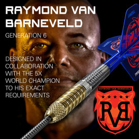 Target Steel Darts SWISS Point Raymond van Barneveld RVB GEN 6 Generation 6 95% Tungsten Steeltip Dart Steeldart