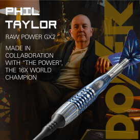 Target Soft Darts Phil Taylor The Power GX2 95% Tungsten Softtip Softdart 18 g