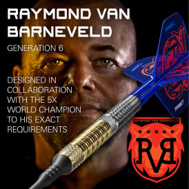 Target Soft Darts Raymond van Barneveld RVB GEN 6 Generation 6 95% Tungsten Softtip Dart Softdart 20 g