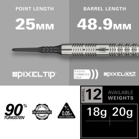 Target Soft Darts Hydro 12 90% Tungsten Softtip Darts Softdart 20 g