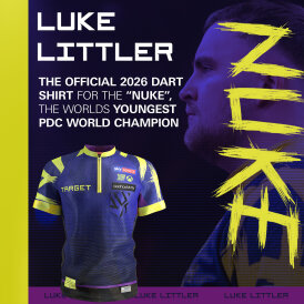 Target Darts Luke Littler The Nuke Matchshirt Dart Shirt Trikot Design 2026 Größe L