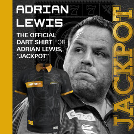 Target Darts Adrian Lewis Jackpot Matchshirt Dart Shirt Dartshirt Trikot Design 2025 Größe S