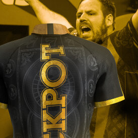 Target Darts Adrian Lewis Jackpot Matchshirt Dart Shirt Dartshirt Trikot Design 2025 Größe XL