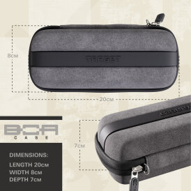 Target Dart Boa Darttasche Dartcase Dartbox Wallet Farben Grau