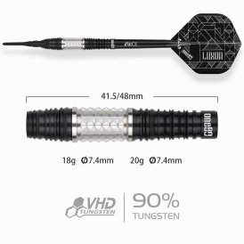 one80 Soft Dart Luxor II Theta VHD 90% Tungsten Softtip Dart Softdart