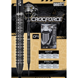 one80 Soft Dart Crocforce CF1 VHD 90% Tungsten Softtip Dart Softdart