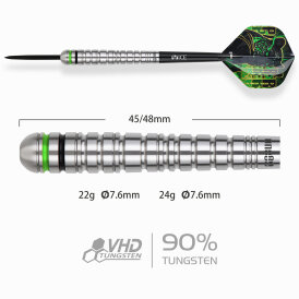 one80 Steel Dart Panther C VHD 80% Tungsten Steeltip Dart Steeldart