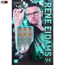 one80 Steel Dart Rene Eidams 90% Tungsten V4 Generation 4 Steeltip Dart Steeldart