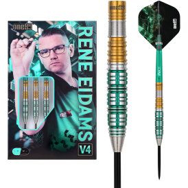 one80 Steel Dart Rene Eidams 90% Tungsten V4 Generation 4 Steeltip Dart Steeldart