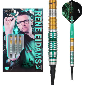 one80 Soft Dart Rene Eidams 90% Tungsten V4 Generation 4 Softtip Dart Softdart 18 g