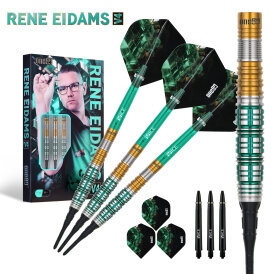 one80 Soft Dart Rene Eidams 90% Tungsten V4 Generation 4 Softtip Dart Softdart 18 g