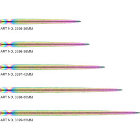 one80 Dart Steel Tip Long Taper Point Wechselspitzen Sand Coated Rainbow 36 mm