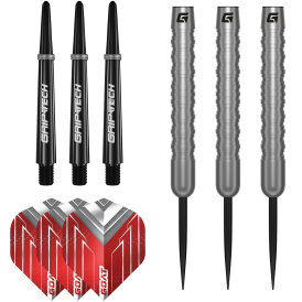 Goat Dart Steel Darts Podium Silber 80% Tungsten Steeltip Darts Steeldart 24 g