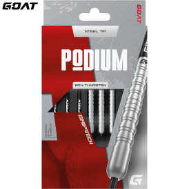 Goat Dart Steel Darts Podium Silber 80% Tungsten Steeltip Darts Steeldart 24 g