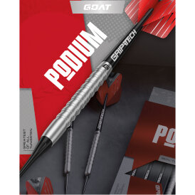 Goat Dart Soft Darts Podium Silber 80% Tungsten Softtip Darts Softdart 18 g