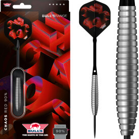 BULLS NL Steel Darts Chaos Red 90% Tungsten Steeltip...