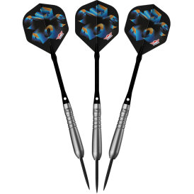 BULLS NL Steel Darts Chaos Blue 90% Tungsten Steeltip Darts Steeldart 23 g
