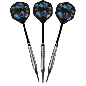 BULLS NL Soft Darts Chaos Blue 90% Tungsten Softtip Darts Softdart 19 g
