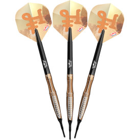 BULLS NL Soft Darts Bronzo Flux 90% Tungsten Softtip Darts Softdart 18 g