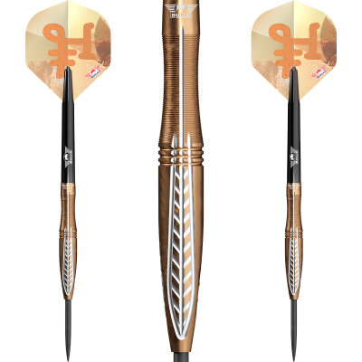 BULLS NL Steel Darts Bronzo Flux 90% Tungsten Steeltip Darts Steeldart 24 g