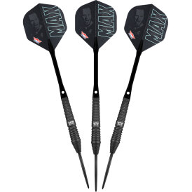 BULLS NL Steel Darts Max Hopp Black 80% Tungsten Steeltip Darts Steeldart 24 g