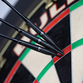 BULLS NL Steel Darts Max Hopp Black 80% Tungsten Steeltip Darts Steeldart 24 g