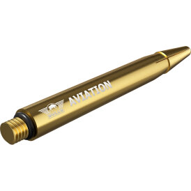 BULL´S NL Aviation Special Aluminium Shaft bedruckt mit Bulls Logo Gold M Mittel