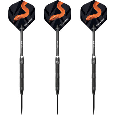 "Leicht bespielt" - BULL´S Steel Darts Mamba 97 M5 97% Tungsten Steel Dart Steeldart Steeltip 24 g