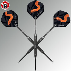 "Leicht bespielt" - BULL´S Steel Darts Mamba 97 M5 97% Tungsten Steel Dart Steeldart Steeltip 24 g