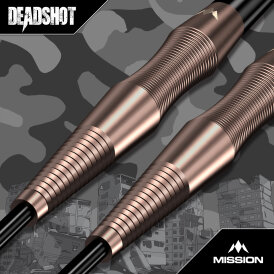 Mission Darts Steel Darts Dead Shot 95% Tungsten Steeltip Darts Steeldart 25 g
