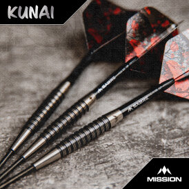 Mission Darts Steel Darts Kunai 95% Tungsten Steeltip Darts Steeldart