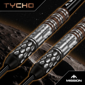 Mission Darts Steel Darts Tycho 95% Tungsten Steeltip Darts Steeldart 24 g