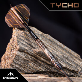 Mission Darts Steel Darts Tycho 95% Tungsten Steeltip Darts Steeldart 26 g