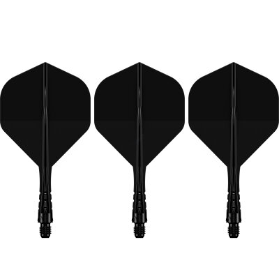 Mission Force 90 Vortex Moulded Flight & Shaft System S Kurz Schwarz Nr.2