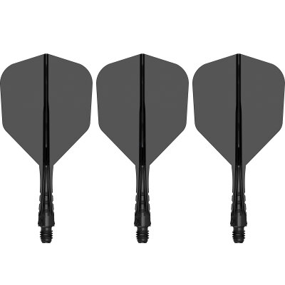 Mission Force 90 Vortex Moulded Flight & Shaft System S Kurz Schwarz/Klar Nr.6