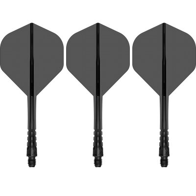 Mission Force 90 Vortex Moulded Flight & Shaft System M Mittel Schwarz/Klar Nr.2
