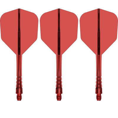 Mission Force 90 Vortex Moulded Flight & Shaft System M Mittel Rot Nr.6