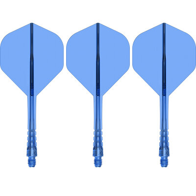 Mission Force 90 Vortex Moulded Flight & Shaft System M Mittel Blau Nr.2