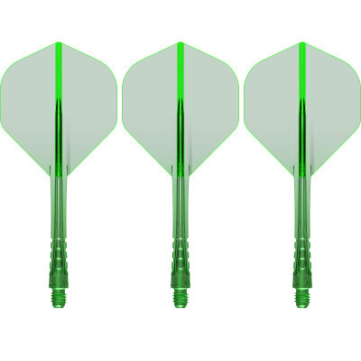 Mission Force 90 Vortex Moulded Flight & Shaft System M Mittel Grün Nr.2