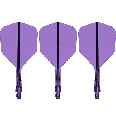 Mission Force 90 Vortex Moulded Flight & Shaft System S Kurz Lila Nr.6