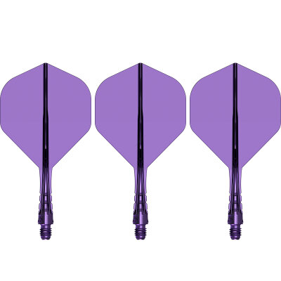 Mission Force 90 Vortex Moulded Flight & Shaft System S Kurz Lila Nr.2