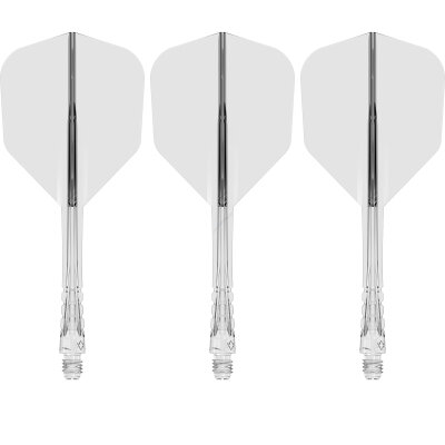 Mission Force 90 Vortex Moulded Flight & Shaft System M Mittel Klar Nr.6