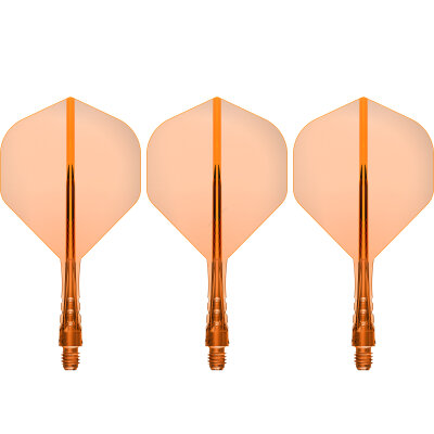 Mission Force 90 Vortex Moulded Flight & Shaft System S Kurz Orange Nr.2