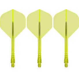 Mission Force 90 Vortex Moulded Flight & Shaft System M Mittel Gelb Nr.2