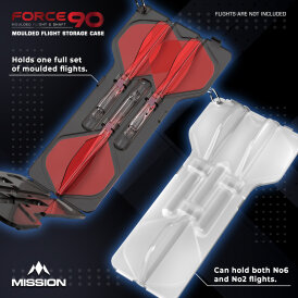 Mission Dart Force 90 Case Moulded Flight Case Flight Box in verschiedene Farben