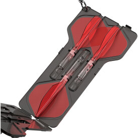 Mission Dart Force 90 Case Moulded Flight Case Flight Box Schwarz